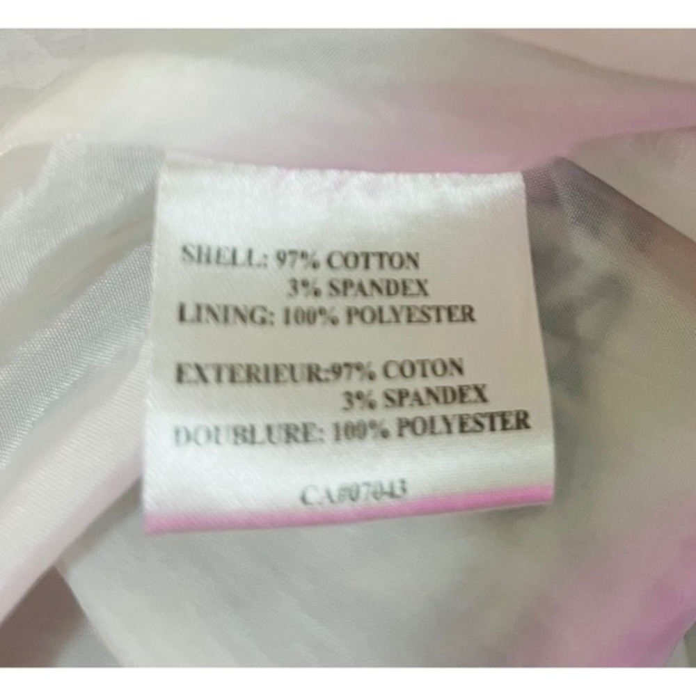 Calvin Klein Size‎ 4 Fit & Flare Dress Sleeveless Black White Print - Picture 11 of 11